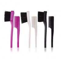 Double Sided Hair Edge Control Brushes Comb Eyebrow Brushes