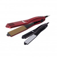 New Product Private Label LED Digital Display Curler Gold Titanium Plate 2 in 1 Hair Straightener