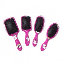 Pink Comb Hair Straightener Highlight Comb Heat Resistant Carbon Combs For Women