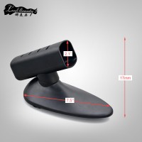 Professional heat-resistant black plastic hair straightener holder with private label