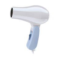 Rubber Matt Finish Folding Travel 600W Mini Hair Dryer