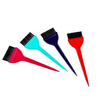 hair dye comb and brush with tint plastic bowls